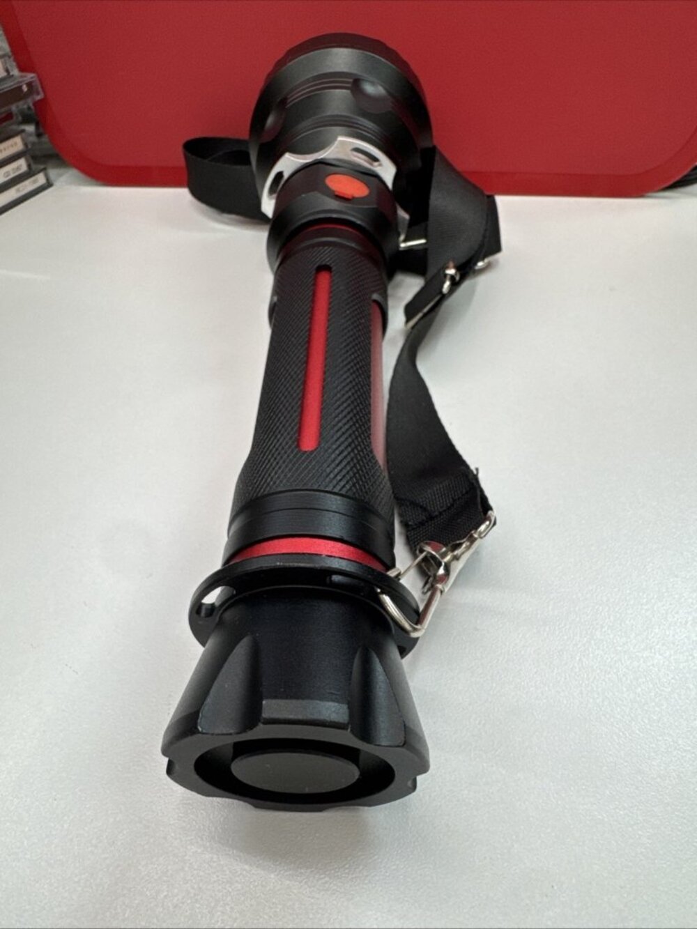 Q-Beam Stealth Defense High 1400 Lumens 1500 ft LED Flashlight Only Rechargeable - Picture 7 of 14